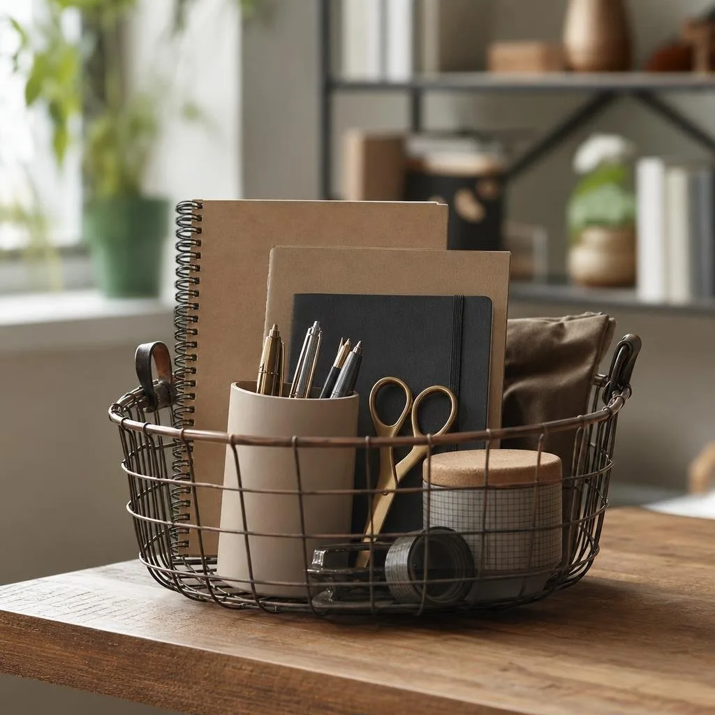 Woven Cable Basket