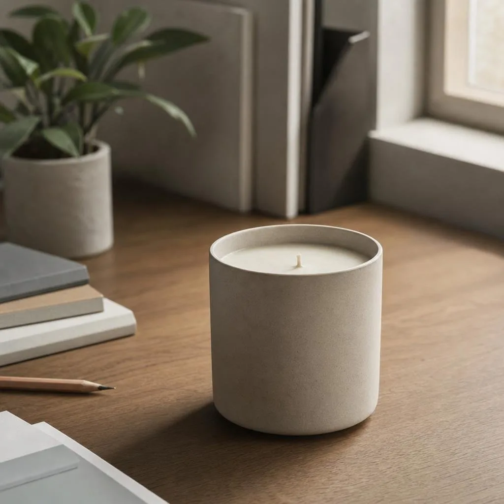 Focus Desk Candle — Cedar & Vetiver